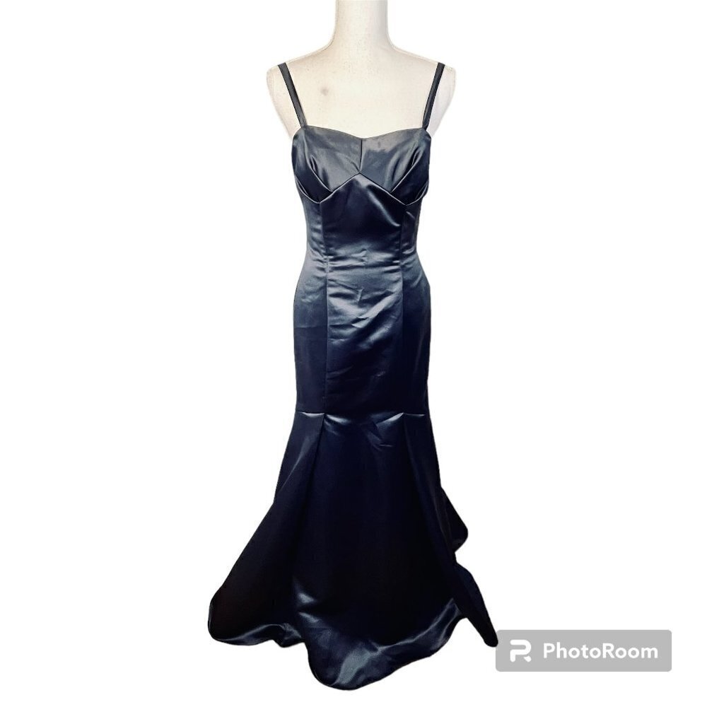 Mori Lee Mermaid Prom Formal Satin Dress Size 7 8